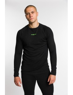Мерино блуза - Trangoworld - Underwear T-Shirt Men TRX2 Wool Evo - Caviar